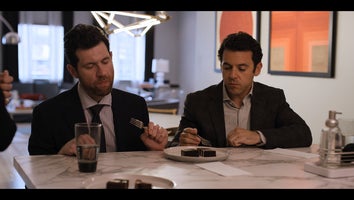 Fred Savage and Billy Eichner Get a Taste of Wedding Cake in 'Friends From College'