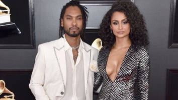 Miguel and Nazanin Mandi at 2019 grammys