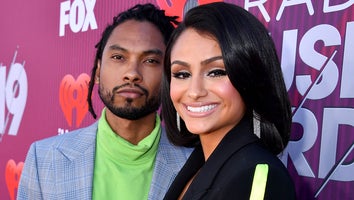 Miguel and Nazanin Mandi at the 2019 iHeartRadio Music Awards