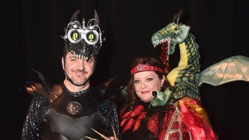 Melissa McCarthy and Husband Ben Falcone Bring the Heat to CinemaCon 2019 With Their Dragon Costumes