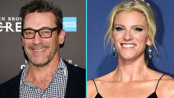 Jon Hamm and Lindsay Shookus