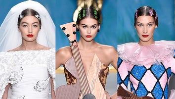 Bella, Gigi Hadid and Kaia Gerber Slay Moschino Fashion Show in Bold Art-Inspired Looks