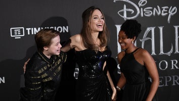 Angelina Jolie Beams With Shiloh and Zahara at 'Maleficent' Rome Premiere