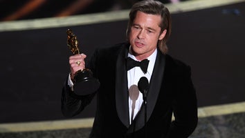 Brad Pitt Wins First Acting Oscar, Thanks His Kids in Emotional Acceptance Speech