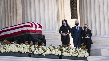 Bill and Hillary Clinton Join Mourners to Pay Their Respects to Ruth Bader Ginsburg at the Supreme Court