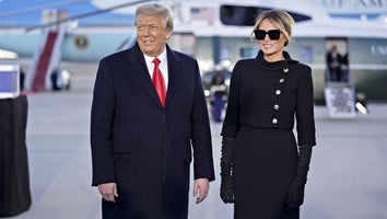 Donald Trump Leaves D.C. on Air Force One for Final Time as President