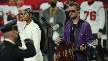 Eric Church and Jazmine Sullivan Sing National Anthem at Super Bowl LV