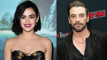 Lucy Hale and Skeet Ulrich Spotted Kissing During Lunch Date