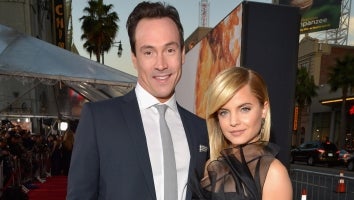 Chris Klein and Mena Suvari arrive at the "American Reunion" Los Angeles Premiere March 19, 2012 in Hollywood, California.