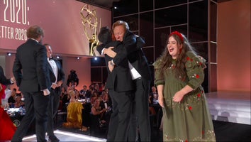 Emmys 2021: Conan O'Brien Crashes the Stage During Stephen Colbert's Win