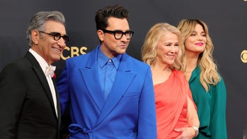 ugene Levy, Dan Levy, Catherine O'Hara, and Annie Murphy 2021 Emmys