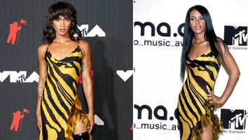 Bretman Rock Wore Aaliyah's 2001 Roberto Cavalli Dress to the 2021 MTV VMAs