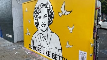 Artist Corie Mattie Creates a Mural to Honor Betty White With a Charitable Component for Wagmor Pets