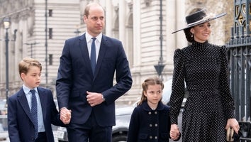 Prince George and Princess Charlotte Join Parents Prince William and Kate Middleton at Prince Philip's Service