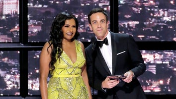 Mindy Kaling and BJ Novak Joke About 'Complicated Relationships' While Presenting Together at Emmy Awards