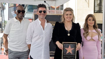 Randy Jackson, Simon Cowell, Kelly Clarkson and Paula Abdul