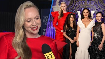 Watch 'Wednesday's Gwendoline Christie Gush Over Her Co-Stars (Exclusive) 