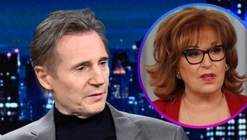 Liam Neeson and Joy Behar