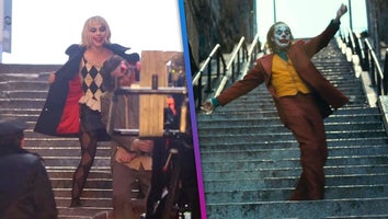 Lady Gaga Goes Full 'Joker' on Iconic Steps While Shooting Sequel