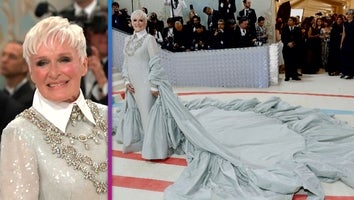 Glenn Close Makes a Statement on Met Gala Red Carpet in Massive Cape