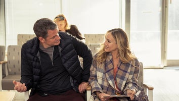 Peter Hermann and Sarah Jessica Parker