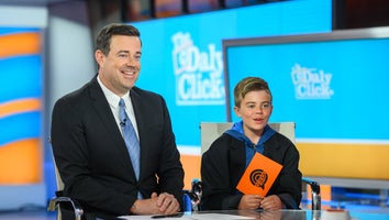 Carson Daly and son Jackson on Thursday, April 25, 2019