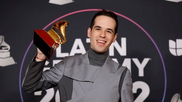 Edgar Barrera poses with the award for Best Regional Song in the press room for the 23rd Annual Latin GRAMMY Awards at the Mandalay Bay Events Center on November 17, 2022 in Las Vegas, Nevada.