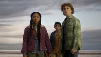 Leah Sava Jeffries, Aryan Simhadri and Walker Scobell in Percy Jackson series