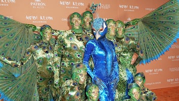 Heidi Klum’s Peacock Halloween Costume Came With Backup Dancers and Choreography