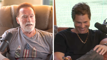 Arnold Schwarzenegger Playfully Calls Out Rob Lowe for Taking Maria Shriver's Side in Divorce (Exclusive)