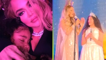 Khloé Kardashian’s Daughter True Naps During Mariah Carey’s Performance 