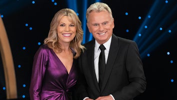 Vanna White and Pat Sajak