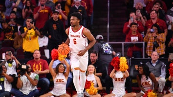 LeBron James Cheers on Son Bronny as He Makes His USC Basketball Debut