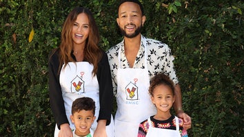 Chrissy Teigen, John Legend, Miles, and Luna