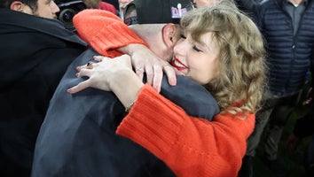 Taylor Swift Celebrates Travis Kelce’s Win With His Family Including Mama Kelce and Jason and Kylie Kelce