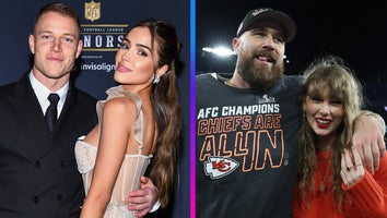 Olivia Culpo, Christian McCaffrey, Taylor Swift and Travis Kelce