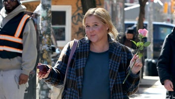 Amy Schumer Sports Baby Bump On Set of 'Kinda Pregnant'