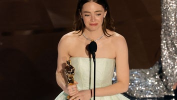 Emma Stone Tearfully Accepts Best Actress Oscar With Ripped Dress