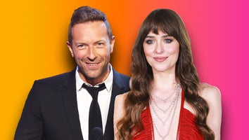 Chris Martin and Dakota Johnson