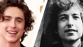 Timothée Chalamet and Bob Dylan 