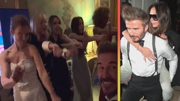 Victoria Beckham Piggybacks David After Spice Girls Reunite and Sing at Her 50th B-Day