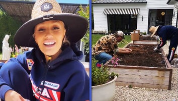 Gwen Stefani and Blake Shelton Show Off Farming Skills in the City