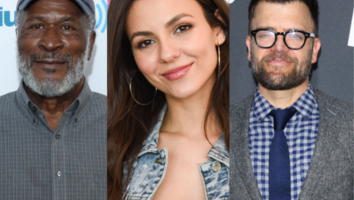 John Amos, Victoria Justice and Kevin Weisman 