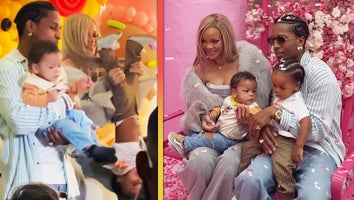 Rihanna Flips Son RZA Upside Down While Celebrating His 2nd Birthday With A$AP Rocky and Riot