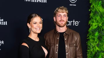  Nina Agdal (L) and Logan Paul attend the 2024 Sports Illustrated Swimsuit Issue launch party at Hard Rock Cafe - Times Square on May 16, 2024 in New York City. 