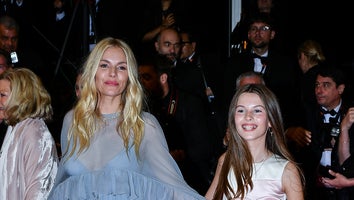 Sienna Miller and Marlowe Sturridge on Cannes Film Festival red carpet.