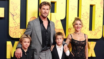 Chris Hemsworth, Elsa Pataky and their sons