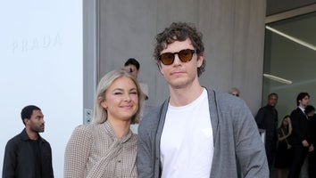 Evan Peters and Girlfriend Natalie Engel Make Rare Appearance at Prada Show in Milan