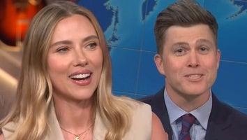 Scarlett Johansson Reacts to Colin Jost's 'SNL' Joke Swaps About Her on Weekend Update