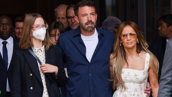 Violet Affleck, Ben Affleck and Jennifer Lopez